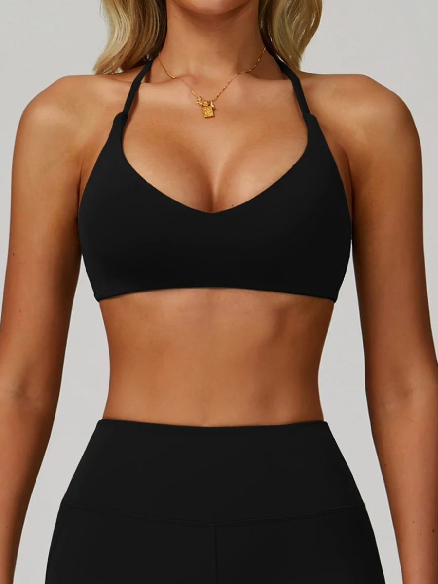 Brassière Sport Bretelles Fines - noir / S