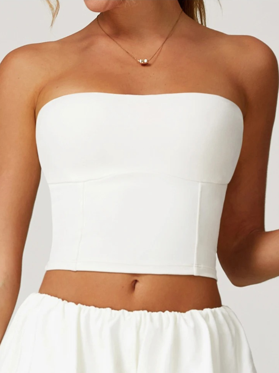 Brassière Sport Bustier blanc / S