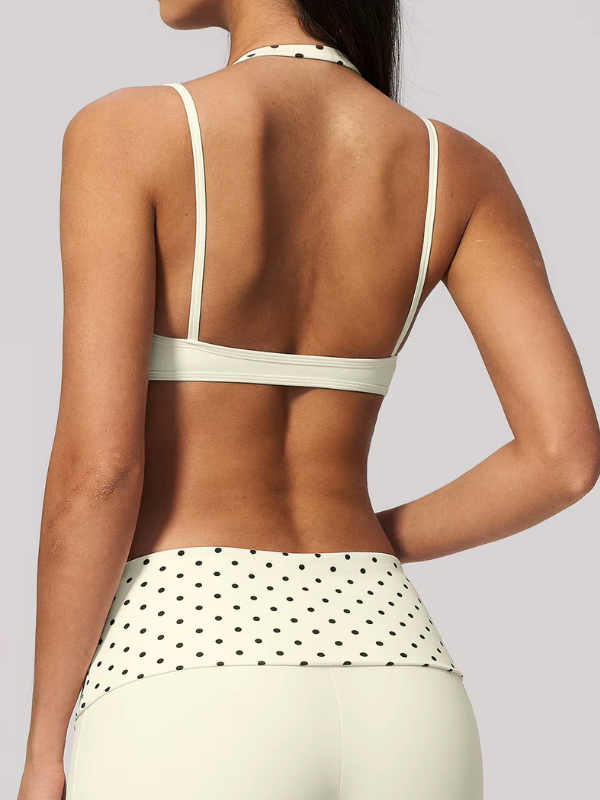 Brassière Yoga À Pois