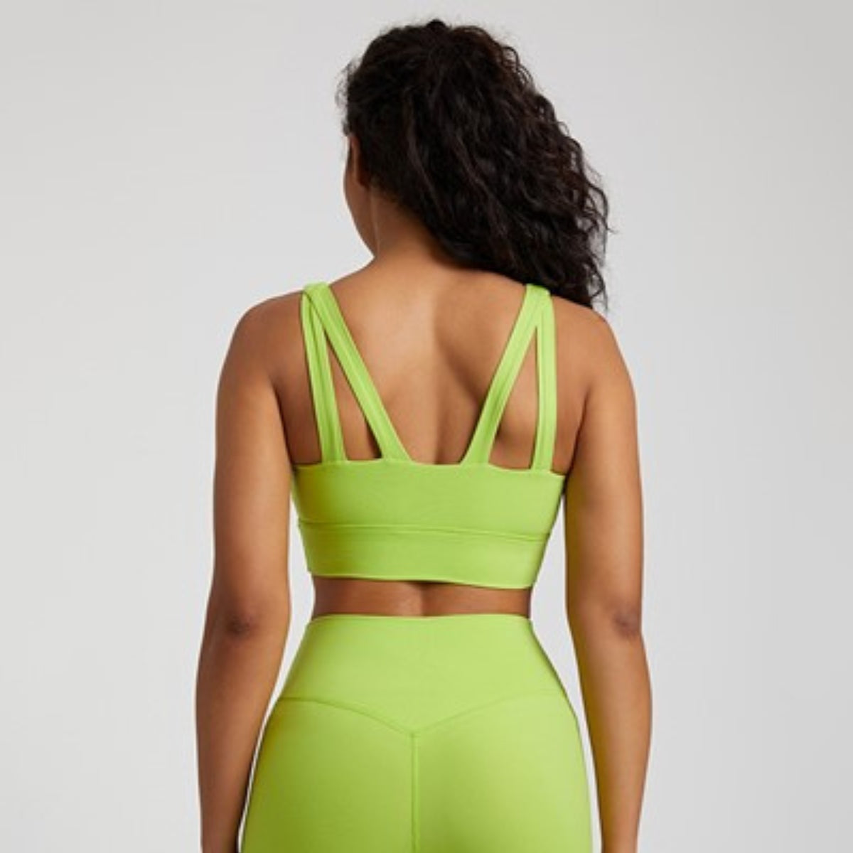 Brassière Yoga Agatha - jaune / S