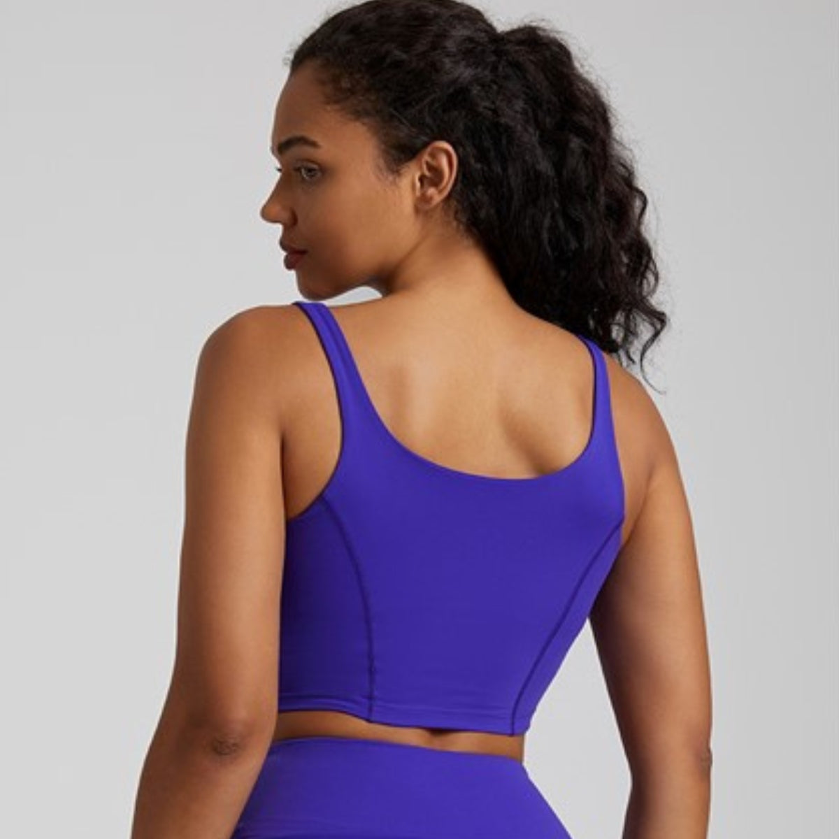 Brassière Yoga Bhakti - bleu foncé / S