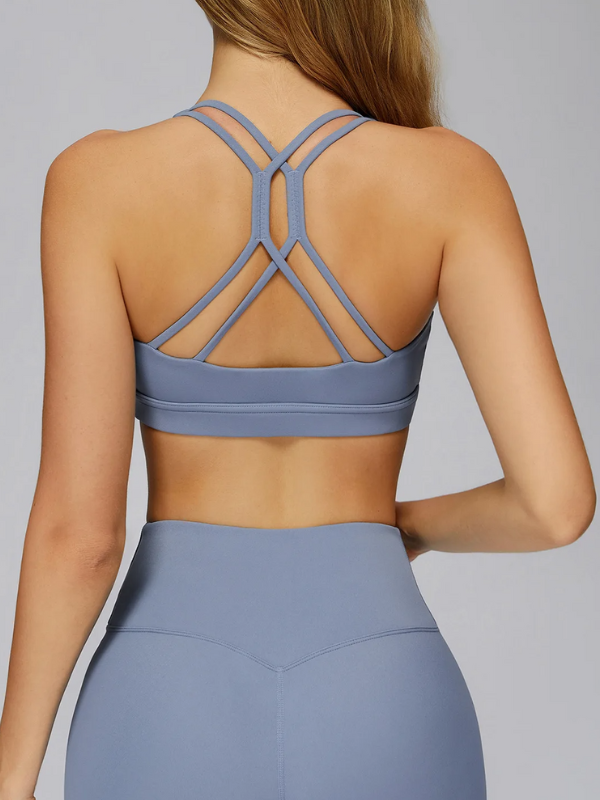 Brassière Yoga Croisée Elégante