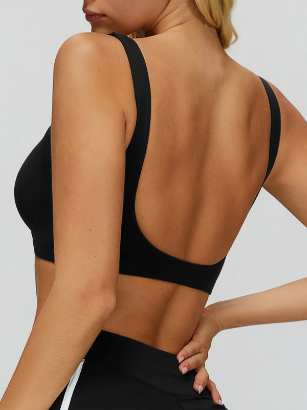 Brassière Yoga Décolleté Torsadé