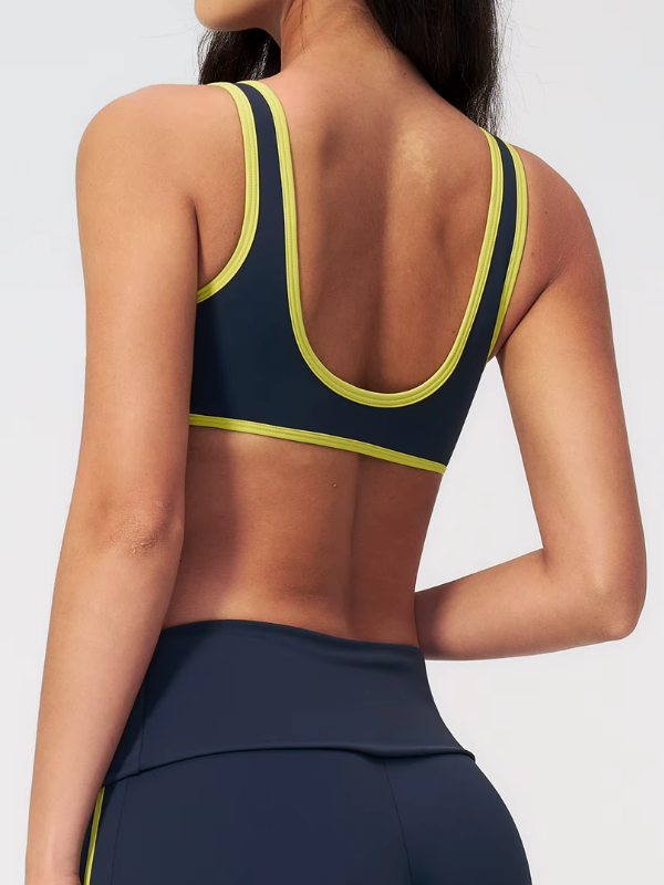 Brassière Yoga Décolleté V