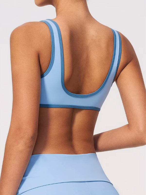 Brassière Yoga Décolleté V