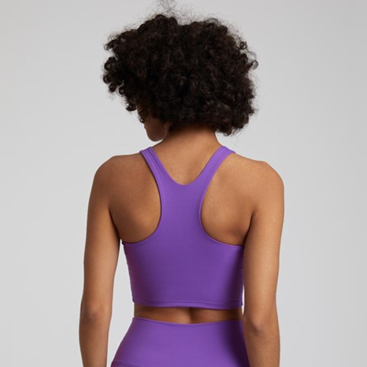 Brassière Yoga Dos Nageur - violet / S