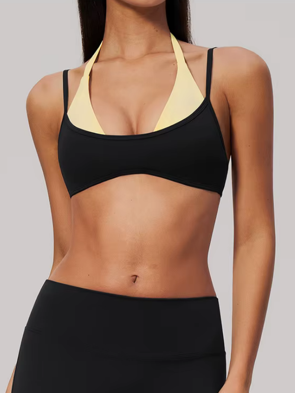Brassière Yoga Double - noir / S