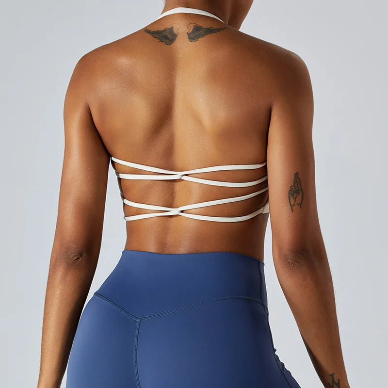 Brassière Yoga Féminine - blanc / S