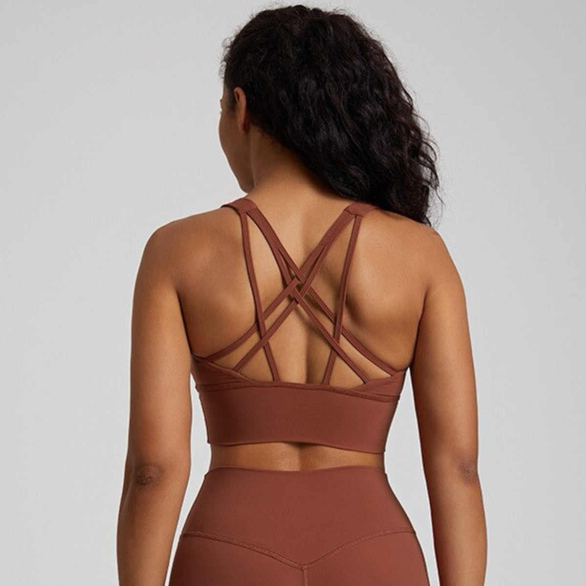 Brassière Yoga Flow - marron / S