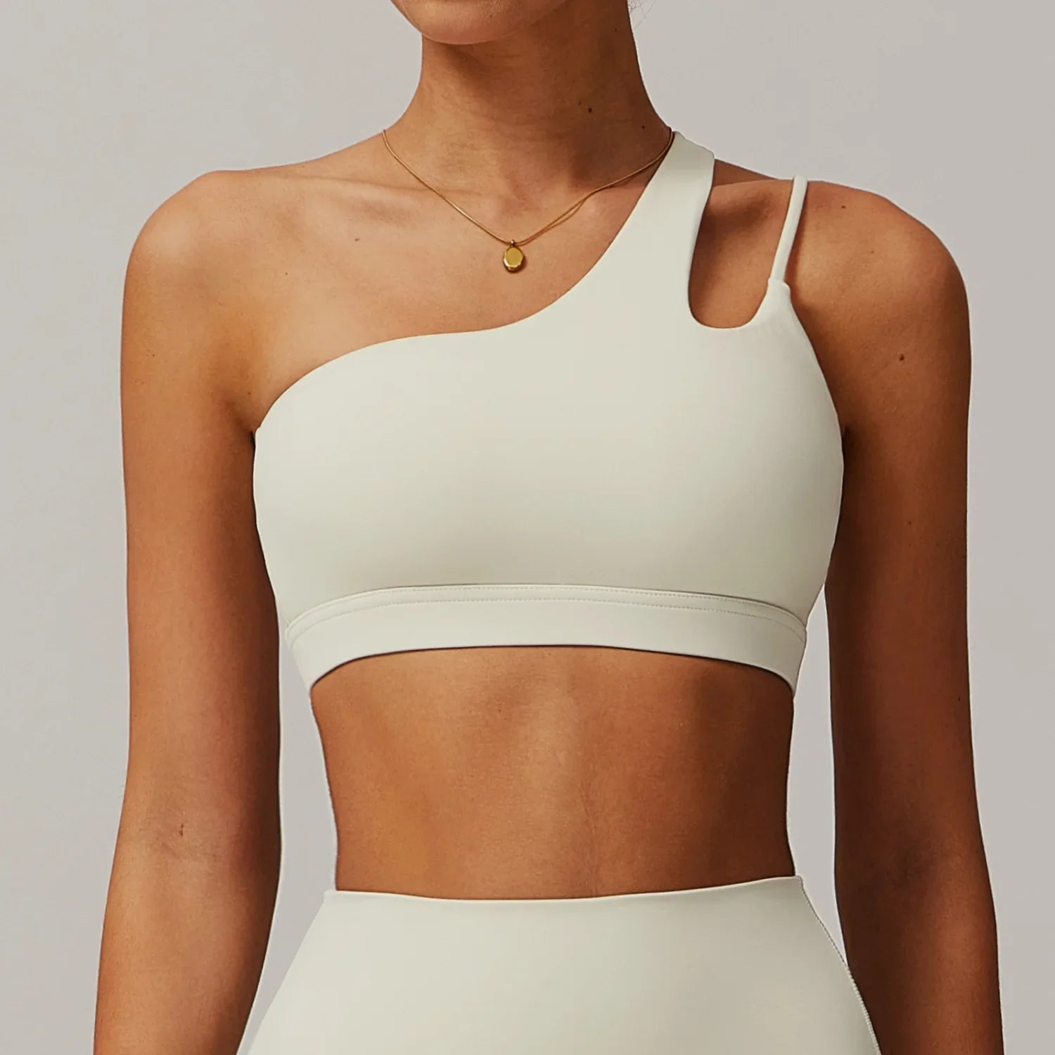 Brassière Yoga Glamour - blanc / S