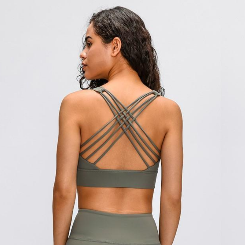 Brassière Yoga Military Style - Vert / S