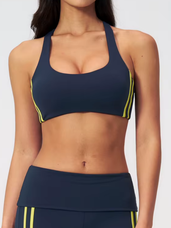 Brassière Yoga Nageur - bleu marine / S