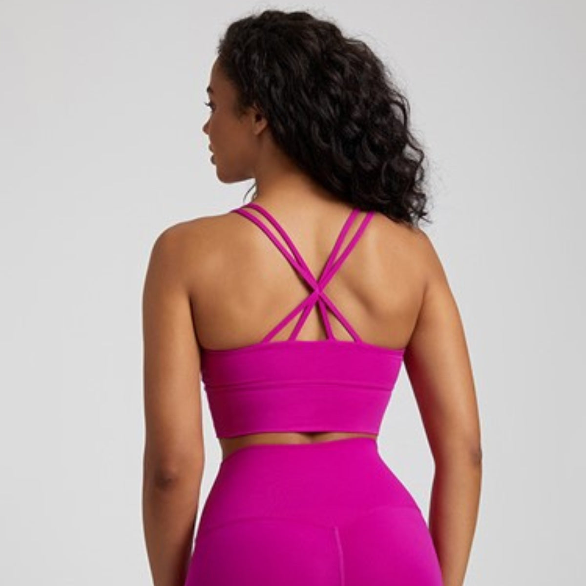 Brassière Yoga Namaste - rose / S