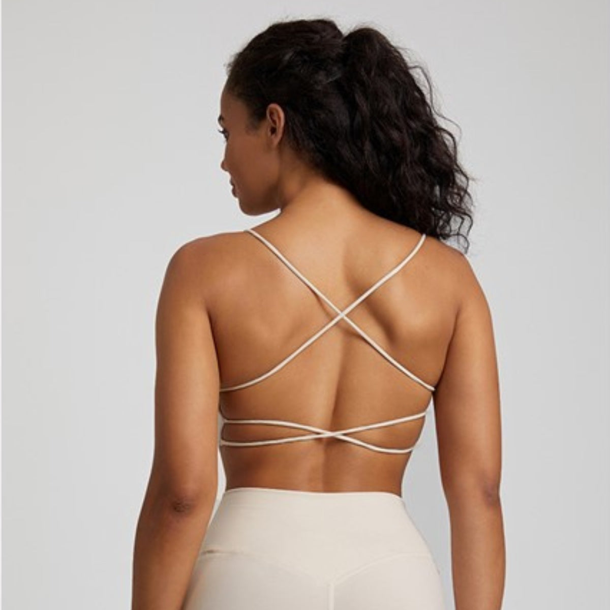 Brassière Yoga Sensuelle - beige / S