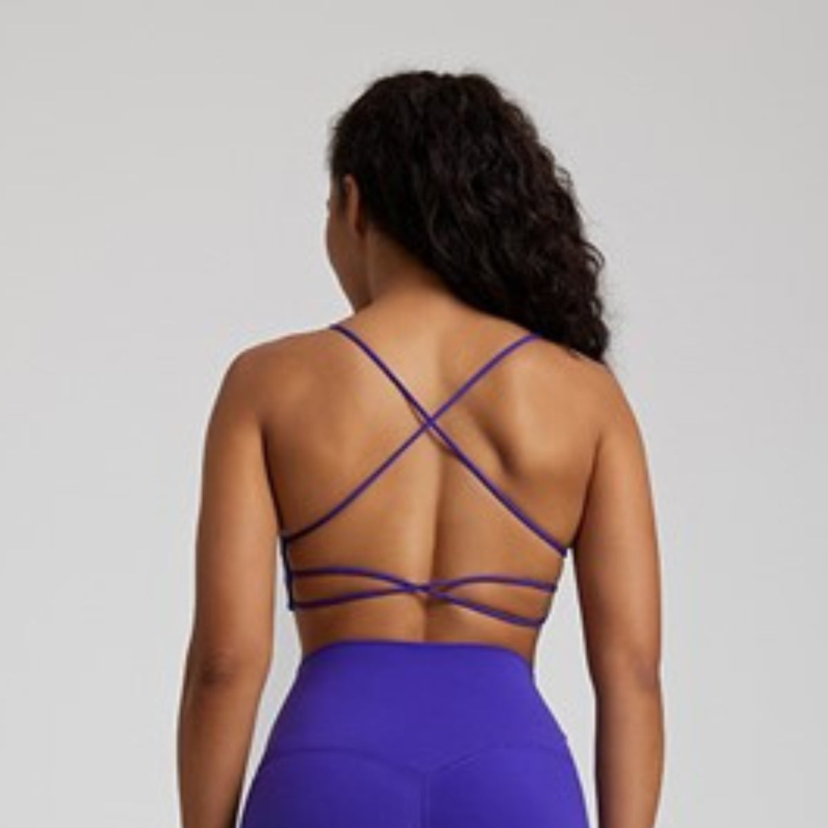 Brassière Yoga Sensuelle - bleu / S