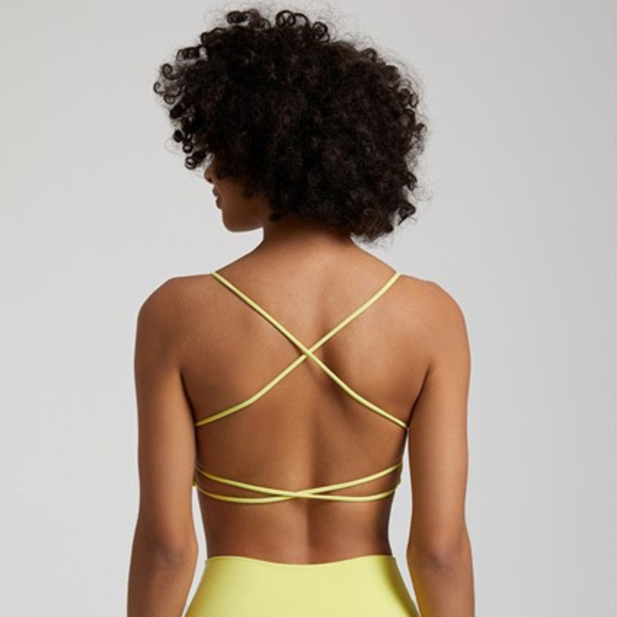 Brassière Yoga Sensuelle - jaune / S