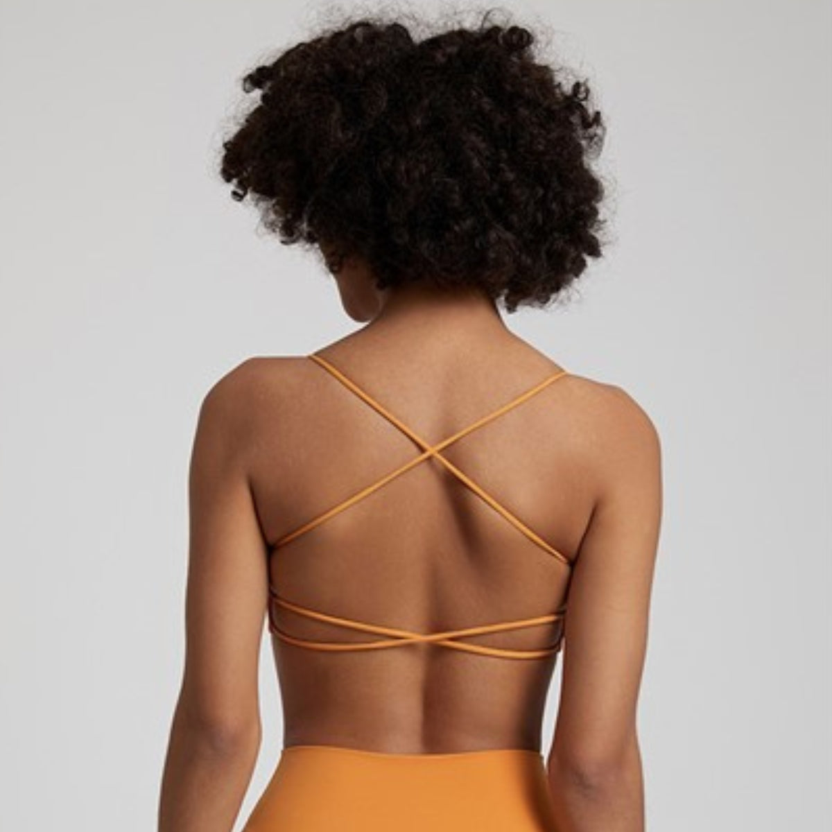 Brassière Yoga Sensuelle - orange / S