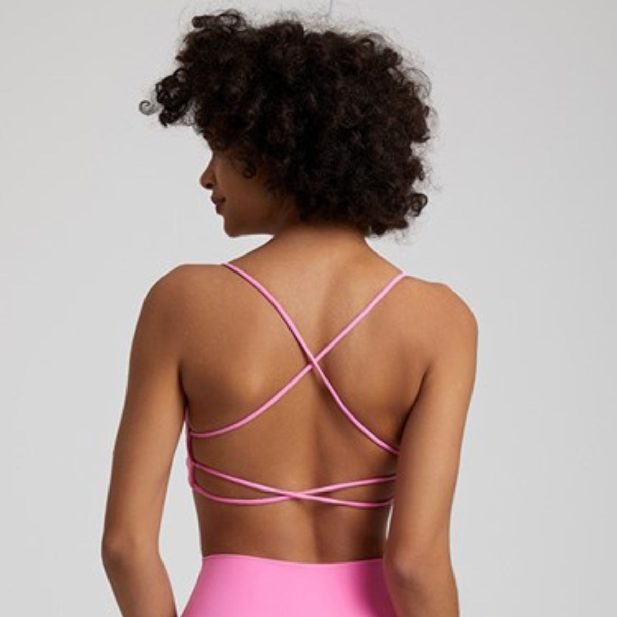 Brassière Yoga Sensuelle - rose / S