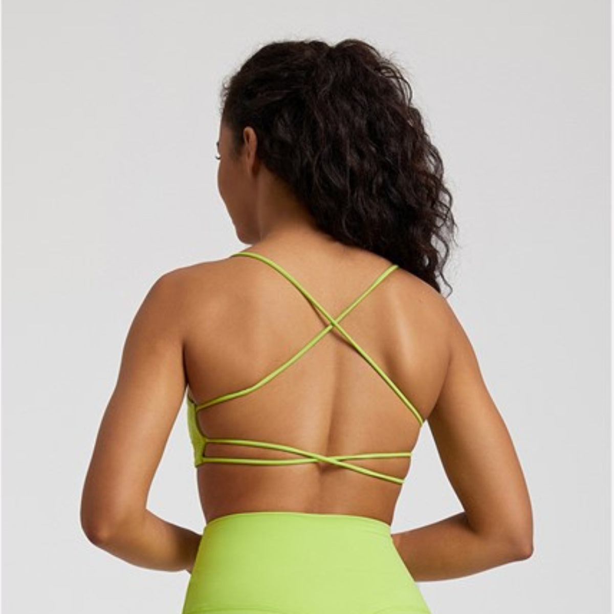 Brassière Yoga Sensuelle - vert clair / S