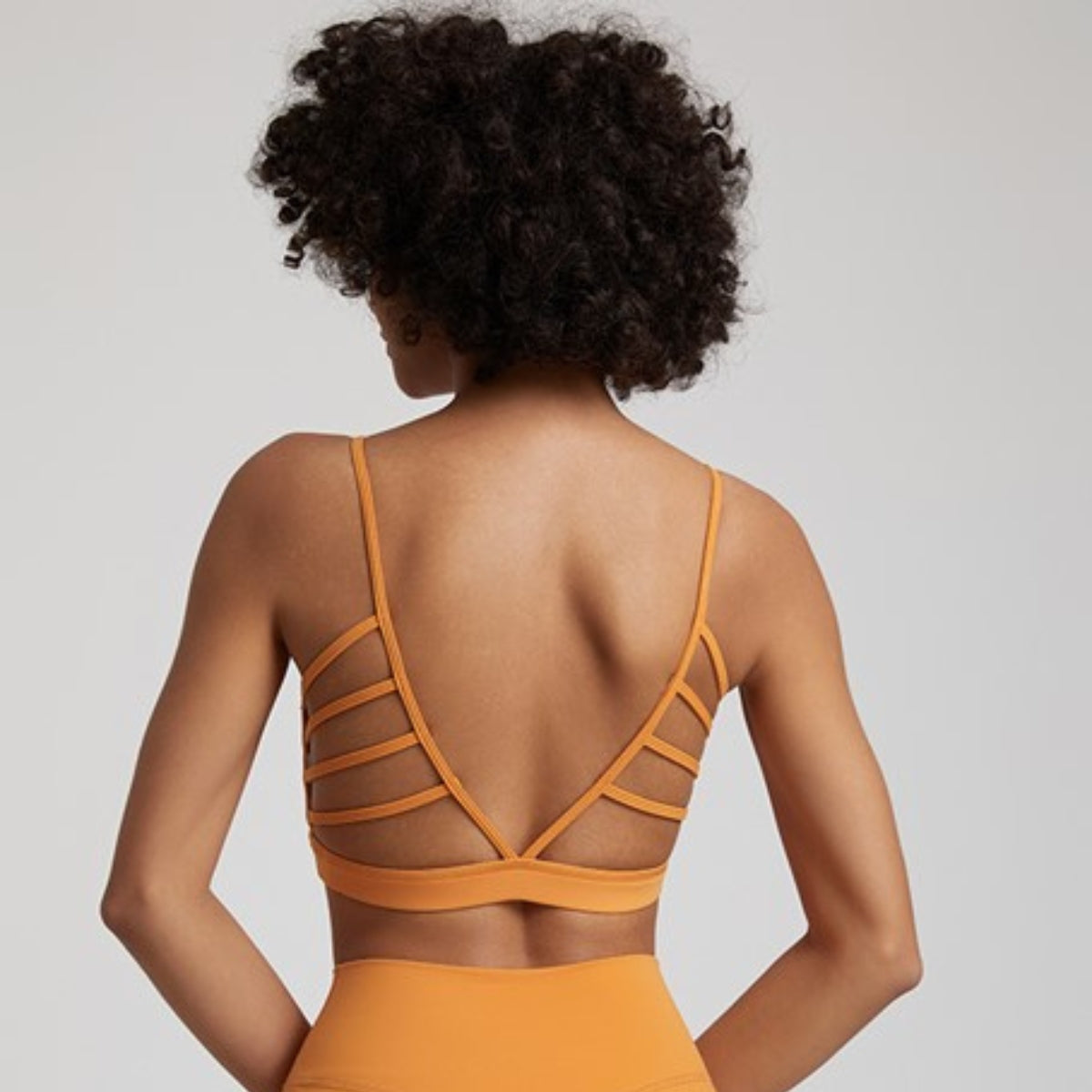 Brassière Yoga Sexy - Orange / S