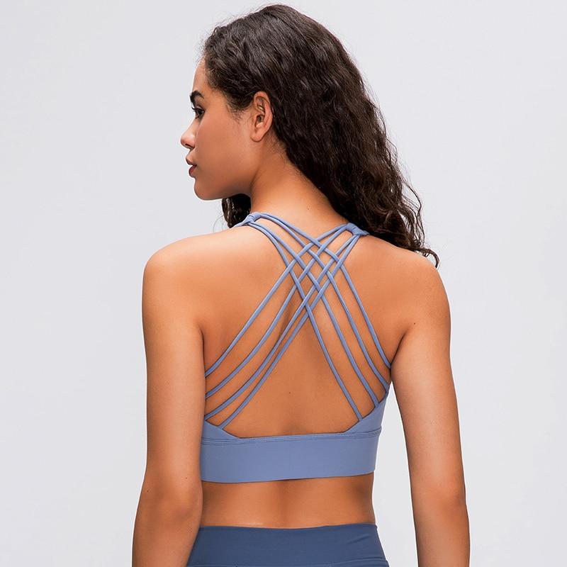 Brassière Yoga Sky - Bleu / S