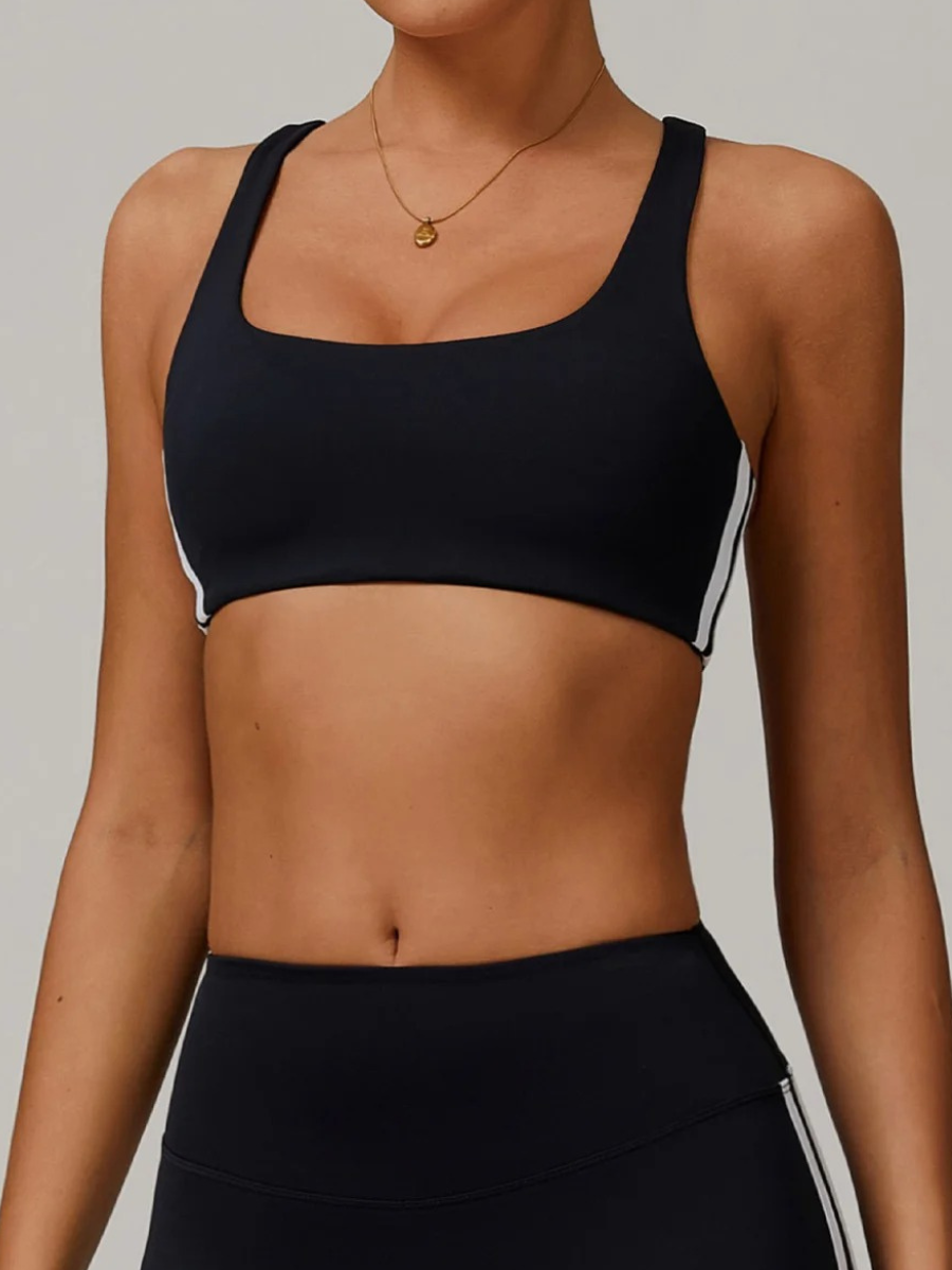 Brassière Yoga Sportive noir / S