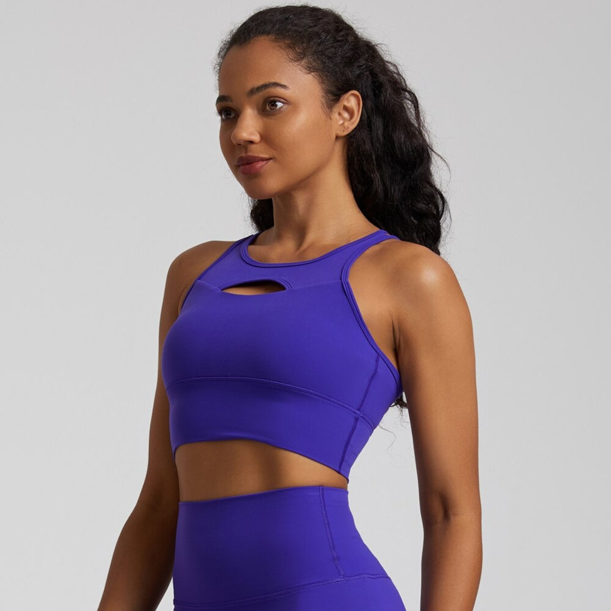 Brassière Yoga Ujjayi - bleu foncé / S