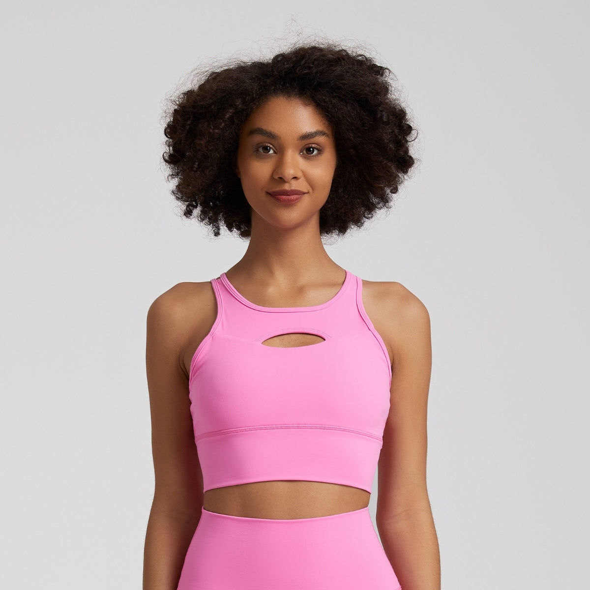 Brassière Yoga Ujjayi - rose / S