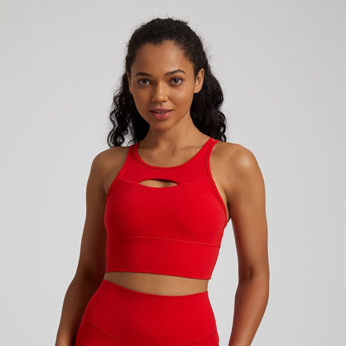 Brassière Yoga Ujjayi - rouge / S