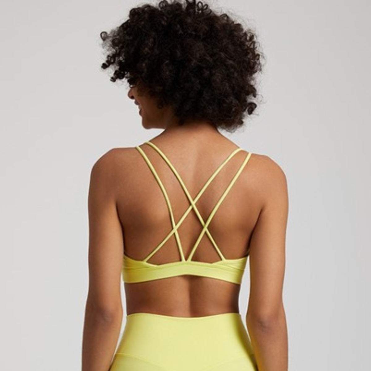 Brassière Yoga Yantra - jaune / S