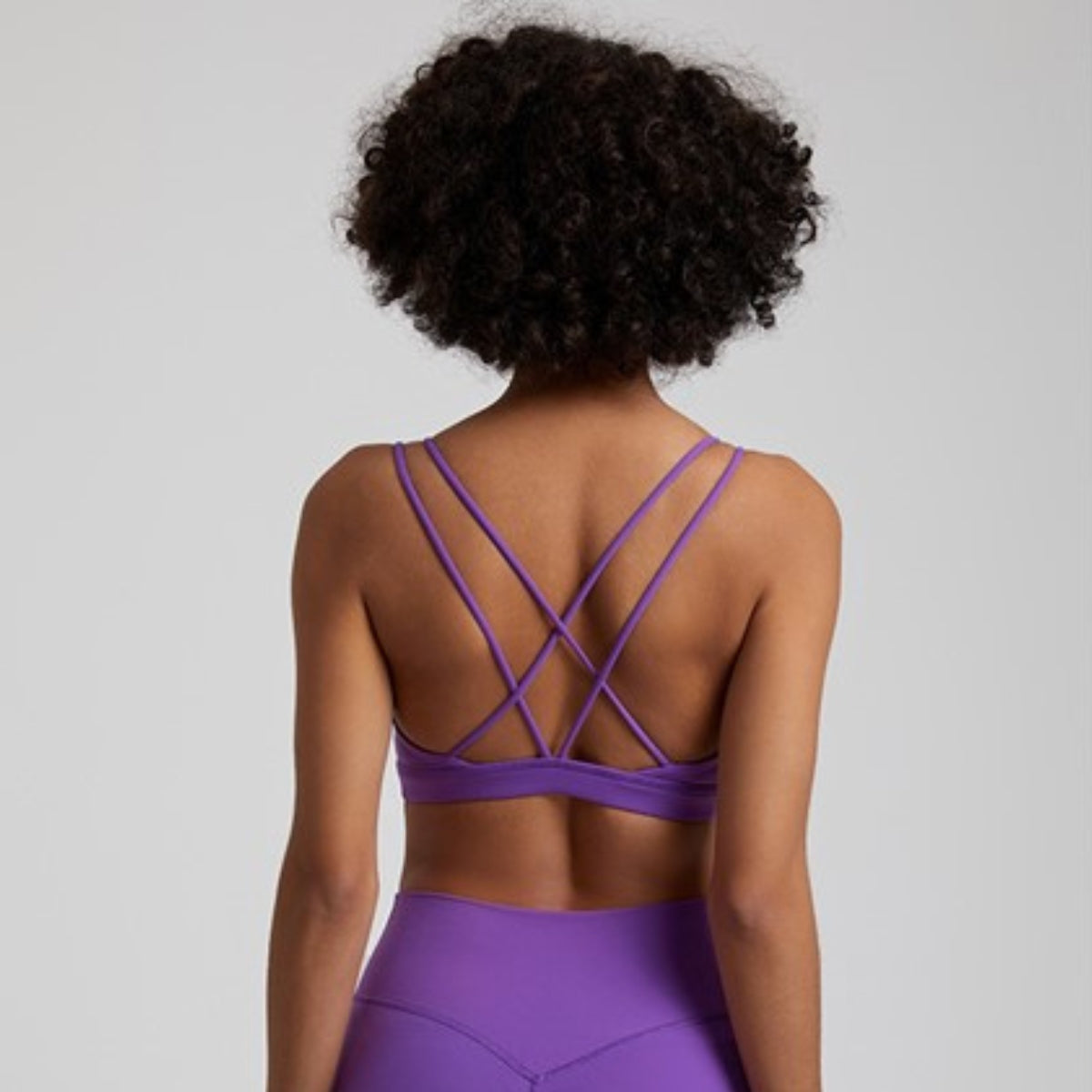 Brassière Yoga Yantra - violet / S