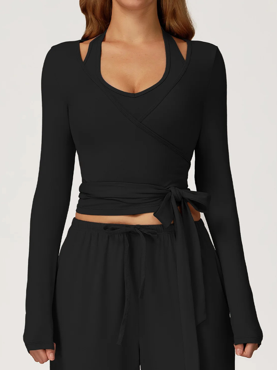 Cache Coeur Pilates - noir / S