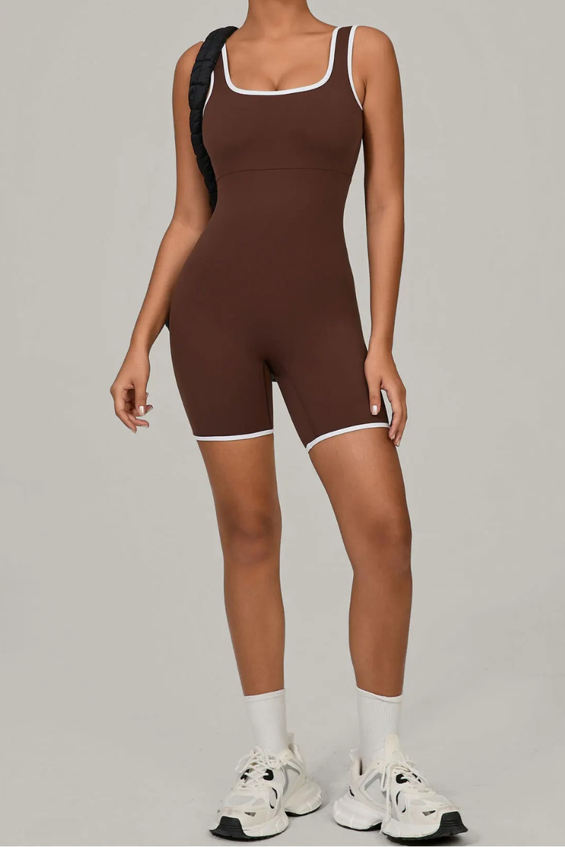 Combi Yoga Femme - marron / S