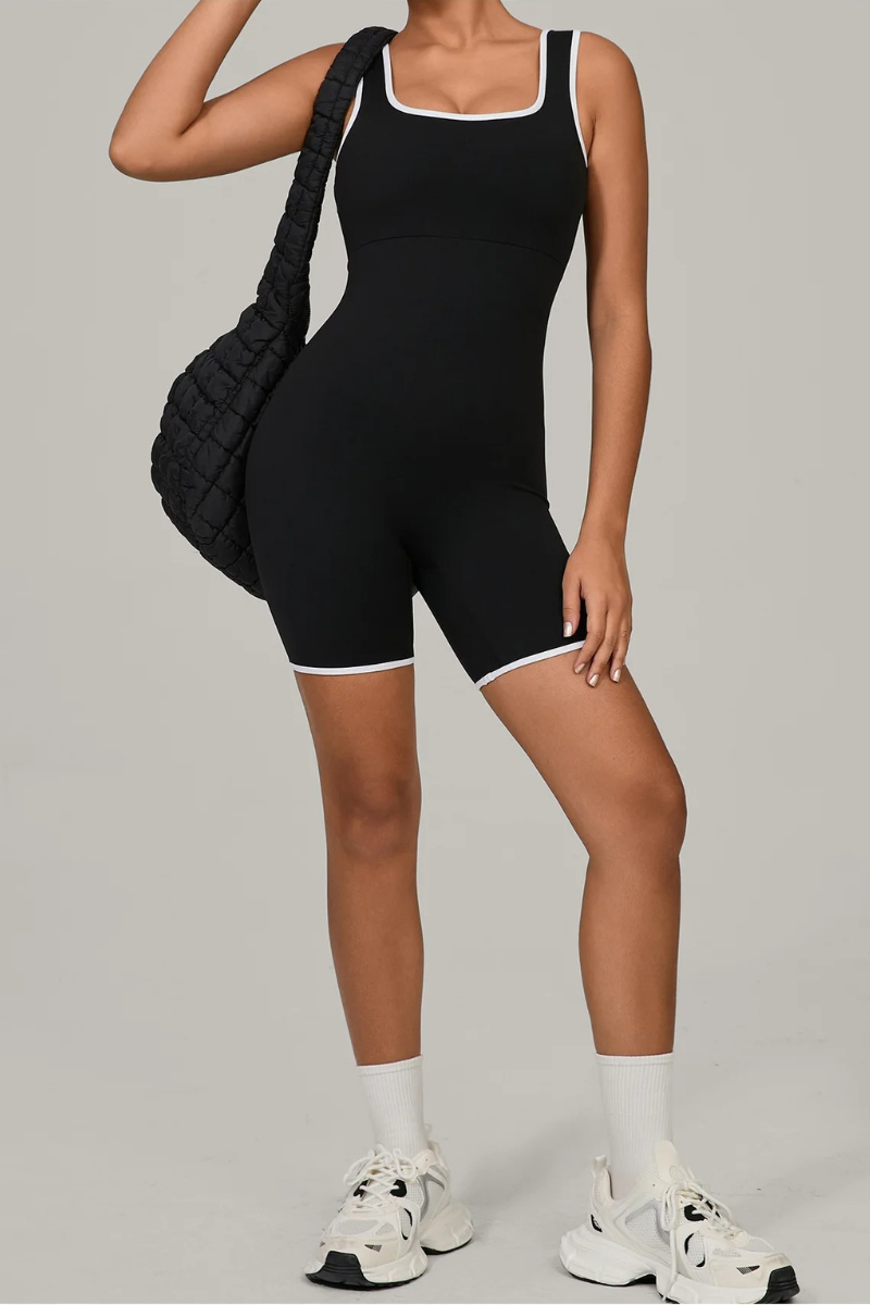 Combi Yoga Femme - noir / S