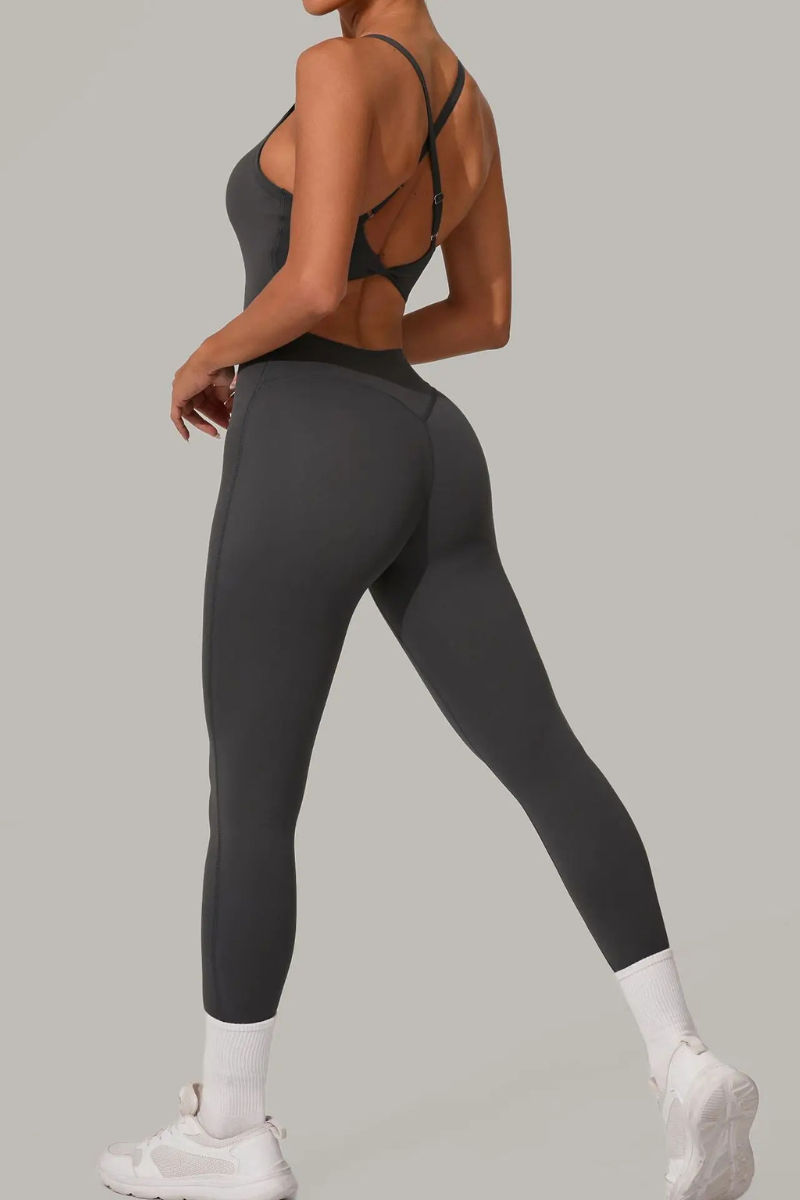 Combinaison Legging Femme - gris foncé / S