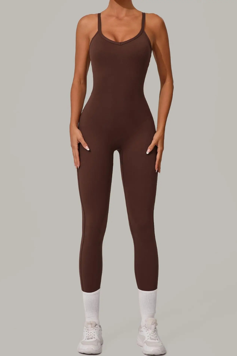 Combinaison Legging Femme - marron / S