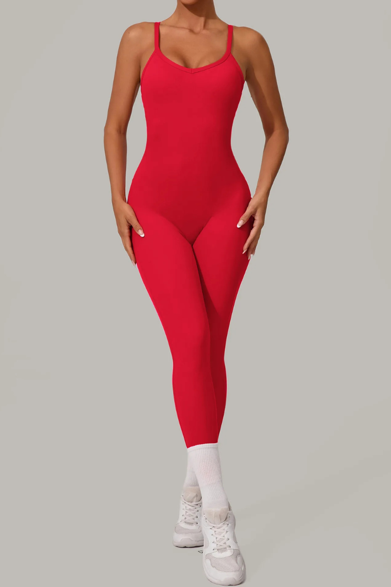 Combinaison Legging Femme - rouge / S