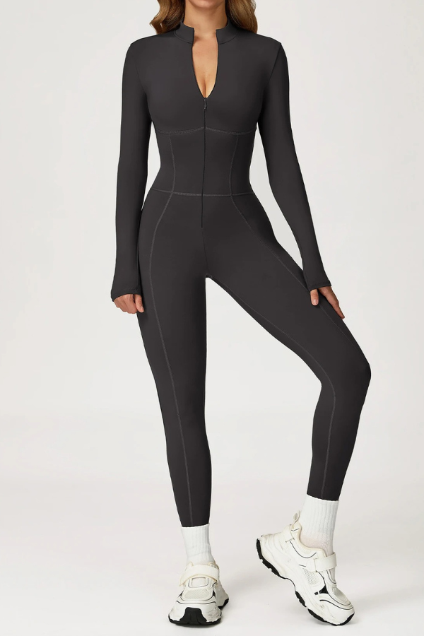 Combinaison Manches Longues - gris foncé / S