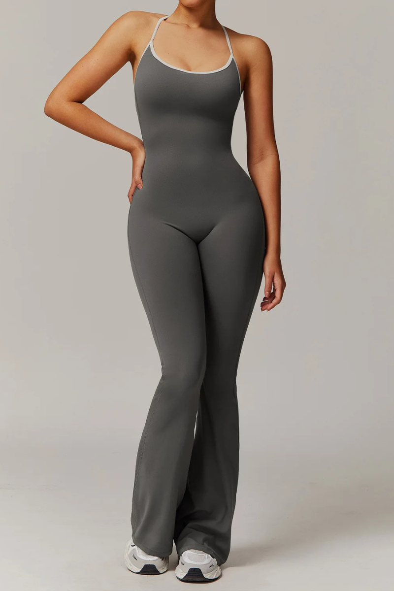 Combinaison Pilates Femme - gris / S