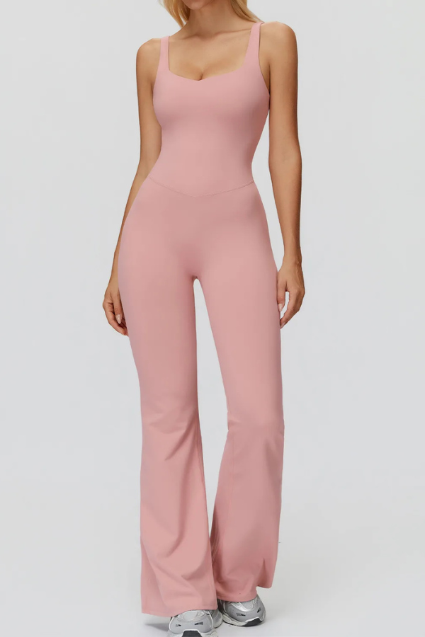 Combinaison Sport Elégante - rose clair / S