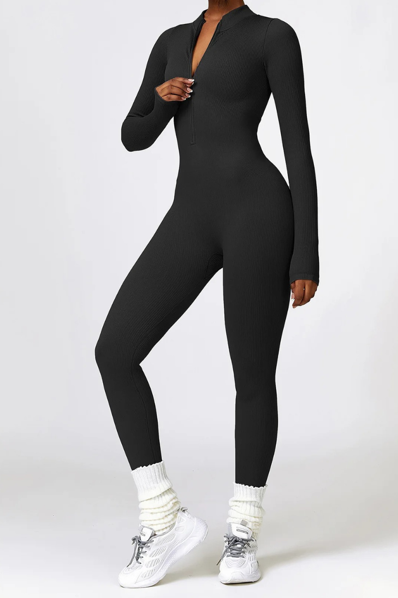 Combinaison Sport Femme Manche Longue - noir / S