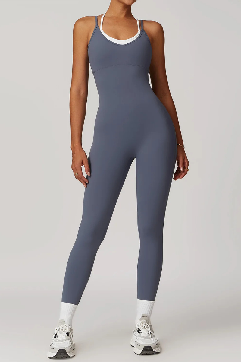 Combinaison Yoga Casual - bleu gris / S