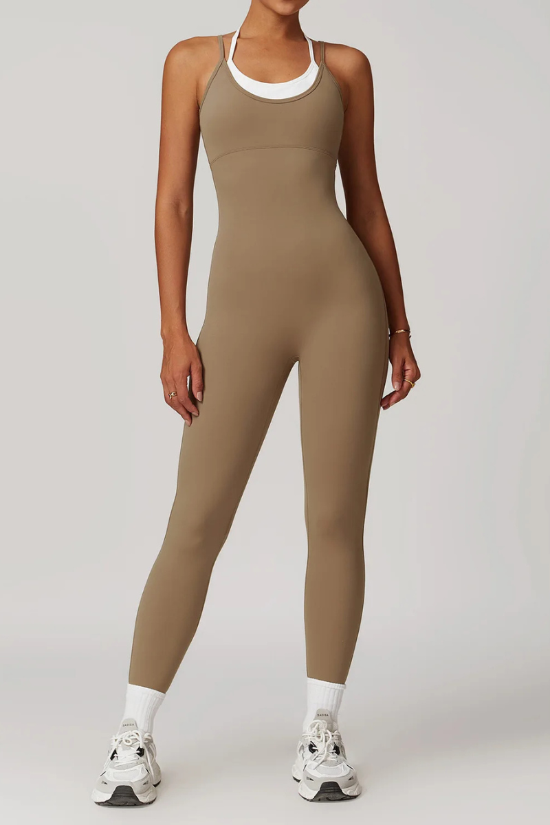 Combinaison Yoga Casual - kaki / S