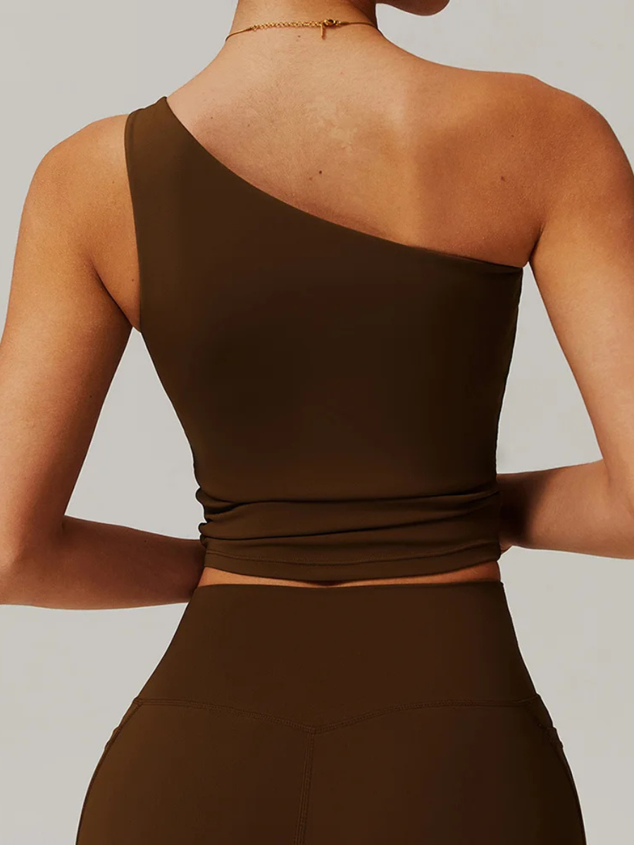 Débardeur Sport Femme Epaule Dénudée