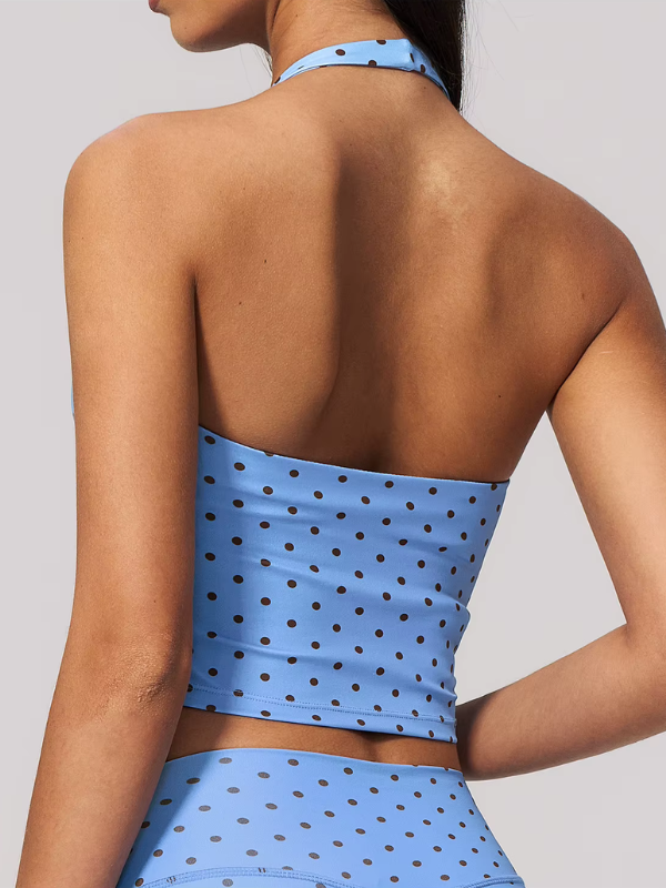 Débardeur Yoga à Pois