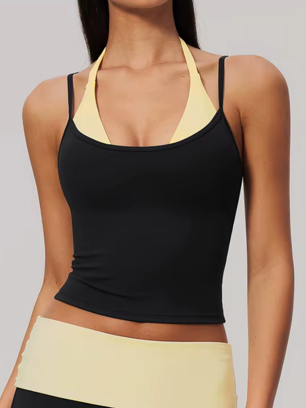 Débardeur Yoga Brassière Intégrée - noir / S