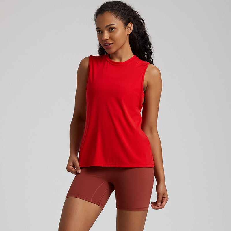 Débardeur Yoga Mauna - rouge / S