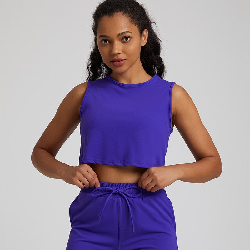Débardeur Yoga Nadi - bleu foncé / S
