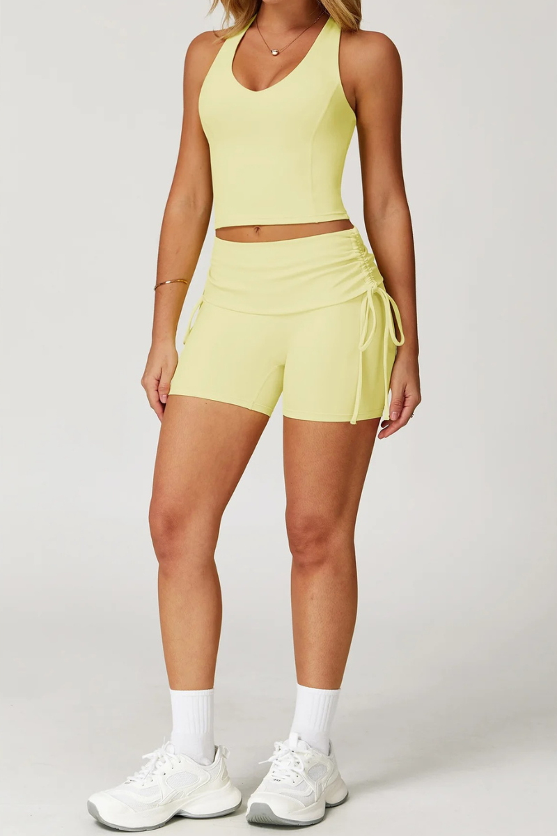 Ensemble de Sport Femme - jaune clair / S