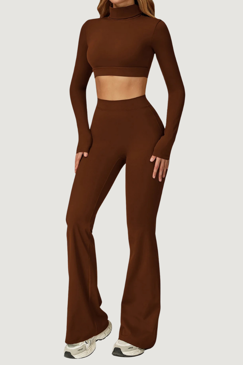 Ensemble de Sport Manche Longue - marron / S